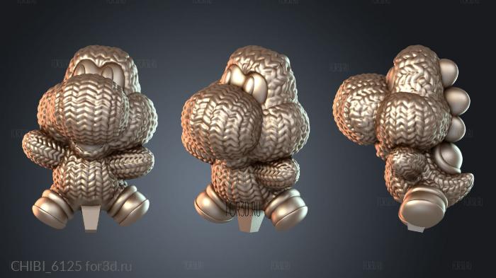 CHIBI_6125 stl model for CNC