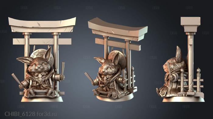 CHIBI_6128 stl model for CNC