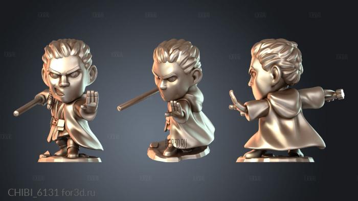 CHIBI_6131 stl model for CNC