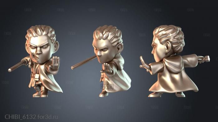 CHIBI_6132 stl model for CNC