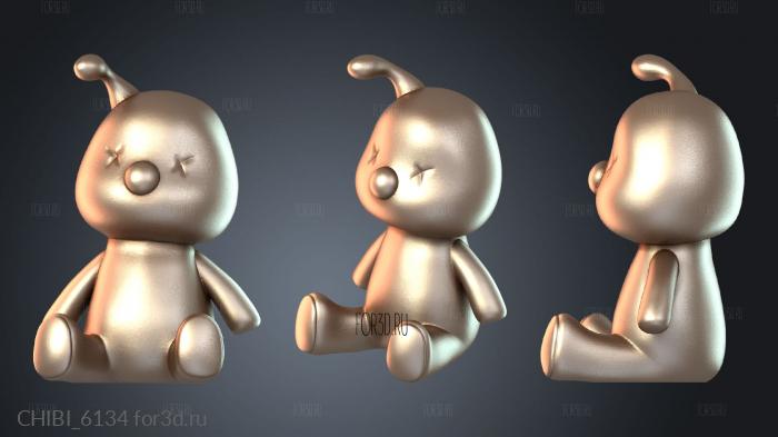 CHIBI_6134 stl model for CNC
