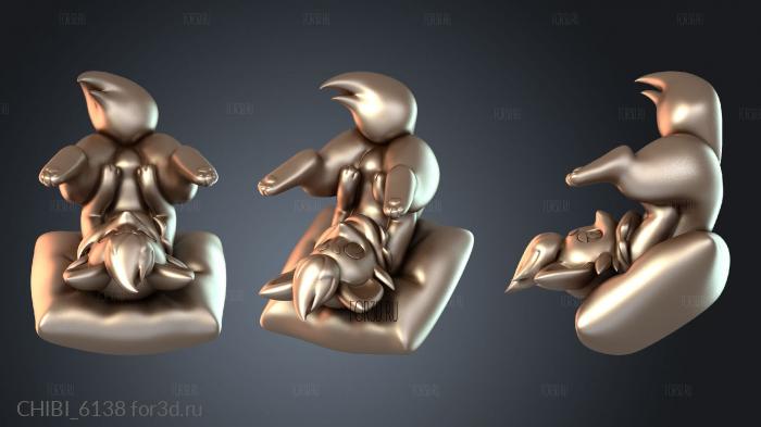 CHIBI_6138 stl model for CNC