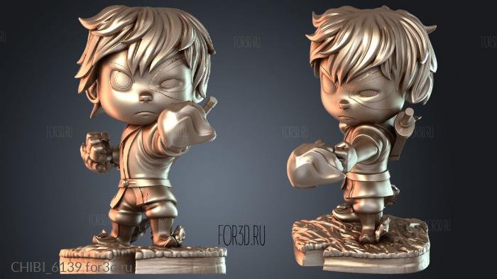 CHIBI_6139 stl model for CNC