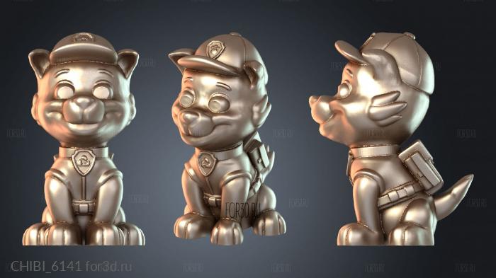 CHIBI_6141 stl model for CNC