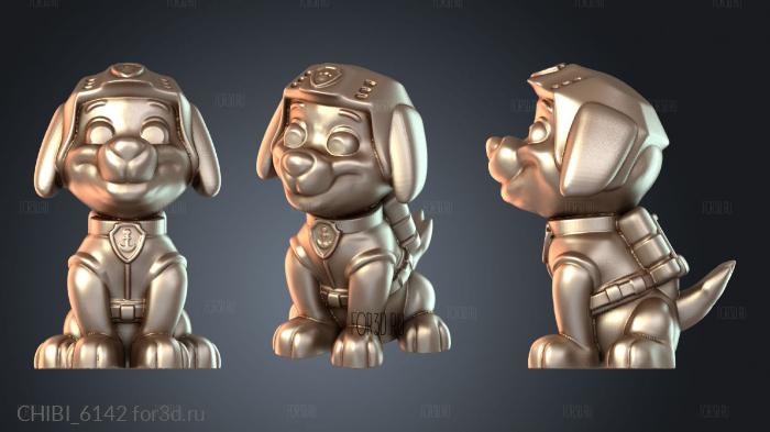 CHIBI_6142 stl model for CNC