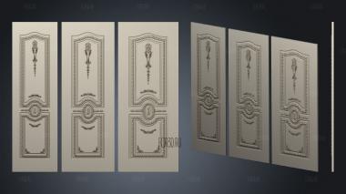 Classical carved door stl model for CNC