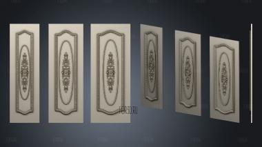 Doors are carved in different sizes stl model for CNC