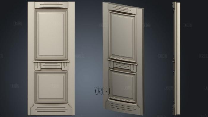 Classical door 3d stl for CNC
