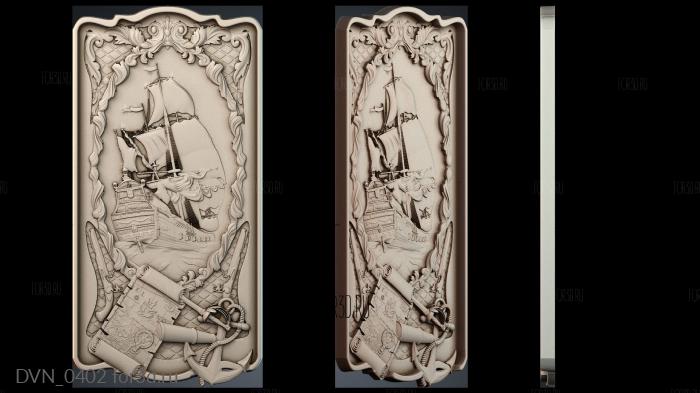 DVN_0402 3d stl модель для ЧПУ