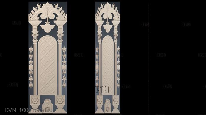 DVN_1000 3d stl модель для ЧПУ