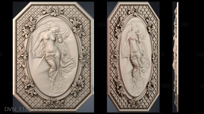 DVN_1115 3d stl for CNC