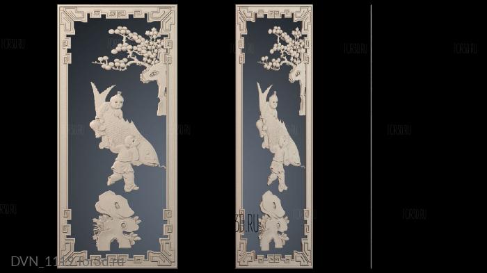 DVN_1119 3d stl for CNC