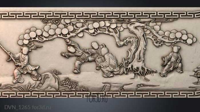 DVN_1265 3d stl for CNC