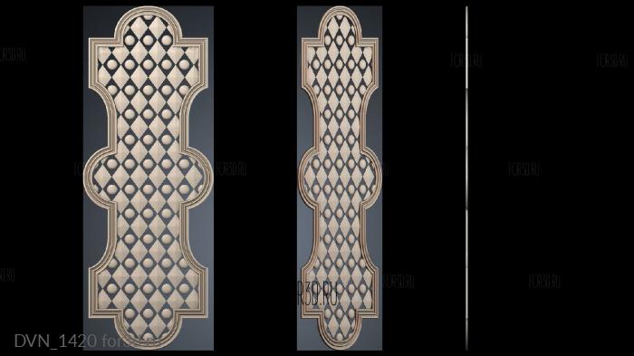 DVN_1420 3d stl for CNC