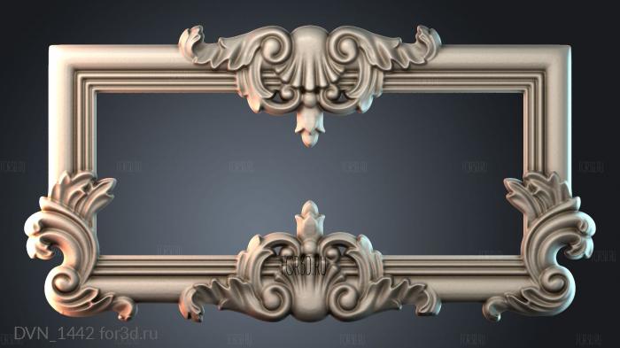 DVN_1442 3d stl for CNC