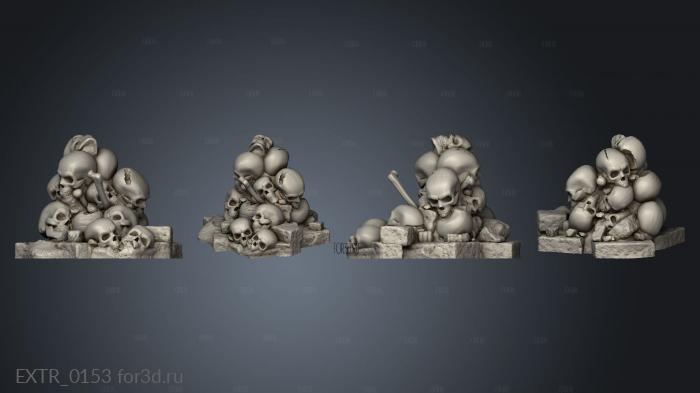 Goblin Trouble Skulls Pile 3d stl модель для ЧПУ