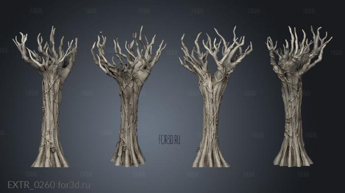 Дерево в Джунглях 1 Полное 002 3d stl модель для ЧПУ