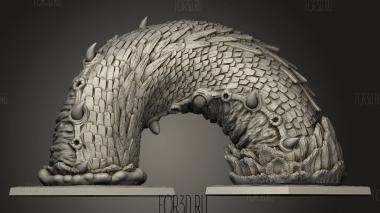 Древний Червь 3d stl модель для ЧПУ