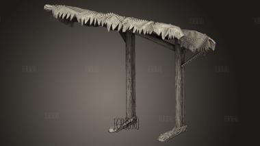 КРОВЛЯ ИЗ ШКУР ЖИВОТНЫХ ST 3d stl модель для ЧПУ
