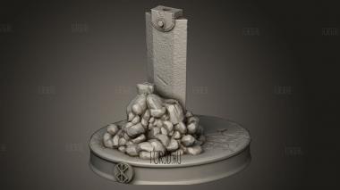 Берсерк Прокалывает Коротким Мечом для 3d stl модель для ЧПУ