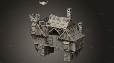 Бриджтон-Хаус 3d stl модель для ЧПУ