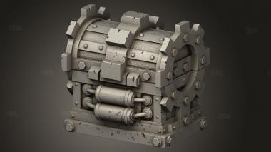 Закрытые Сундуки в стиле Стимпанк 3d stl модель для ЧПУ
