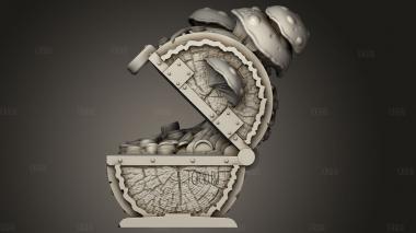 Сундуки Вскрыты Бревном 3d stl модель для ЧПУ
