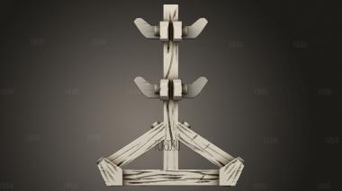 Настенный Стеллаж 3d stl модель для ЧПУ