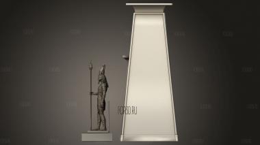 Египетский храм в стиле деко 3d stl модель для ЧПУ