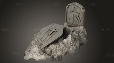 Рельефный Гроб 3d stl модель для ЧПУ
