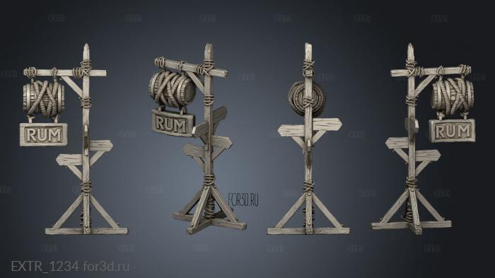 Carcaros Dockyard stl model for CNC