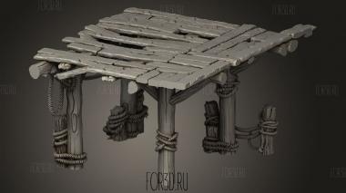 Верфь Каркароса 3d stl модель для ЧПУ