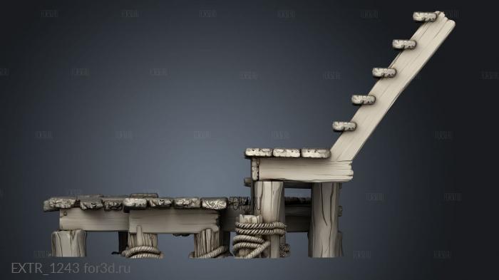 Carcaros Dockyard stl model for CNC