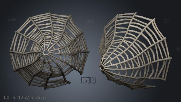 The Goes Ever On Scatter Terrain Web Trap stl model for CNC