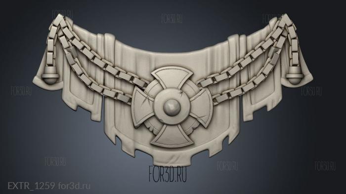 The grand tournament Props Cloth Deco stl model for CNC