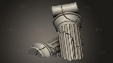 Лабиринтная колонна Минока 3d stl модель для ЧПУ
