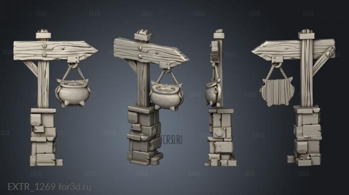 TIEFLINGS callboard 3d stl модель для ЧПУ