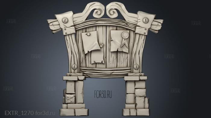 TIEFLINGS callboard 3d stl модель для ЧПУ