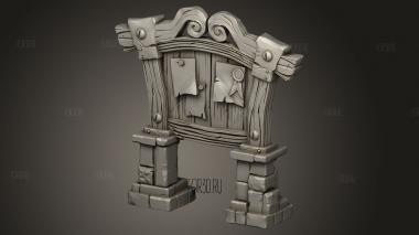 Доска объявлений ТИФЛИНГИ 3d stl модель для ЧПУ