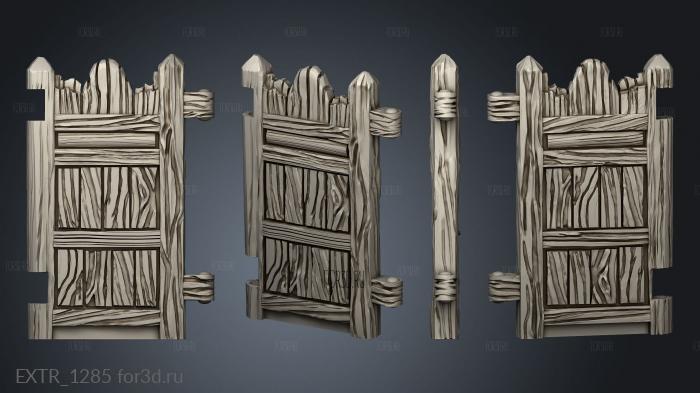 Medieval Bathroom Room Divider stl model for CNC