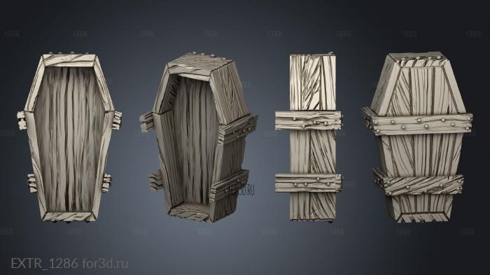 Undertaker Coffin 3d stl модель для ЧПУ