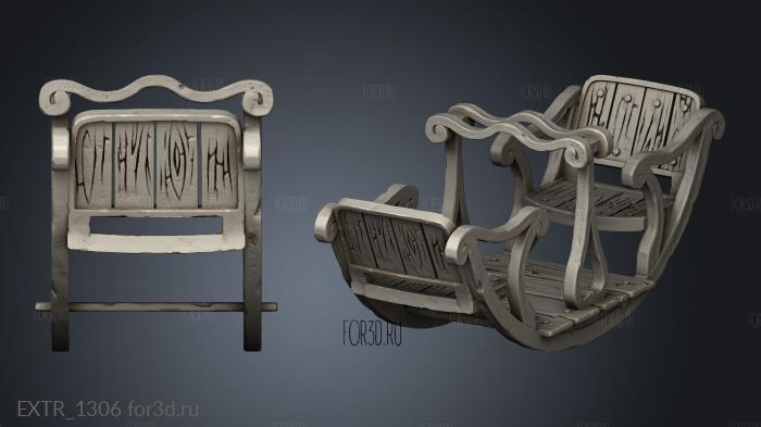 rocker stl model for CNC