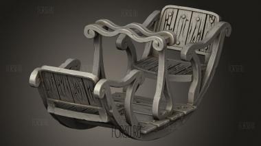 Коромысло 3d stl модель для ЧПУ