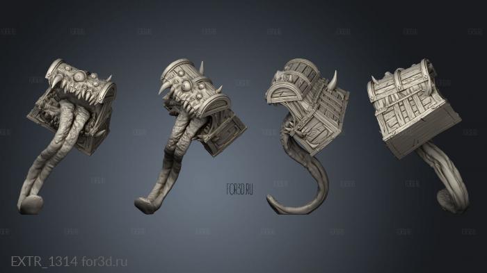 Treasure Chest Mimic 3d stl модель для ЧПУ