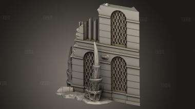 Разрушение истории планеты тиранидов 3d stl модель для ЧПУ