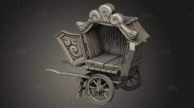 Карнавальная Тележка С Едой Опоры из СТРЕГИ 3d stl модель для ЧПУ