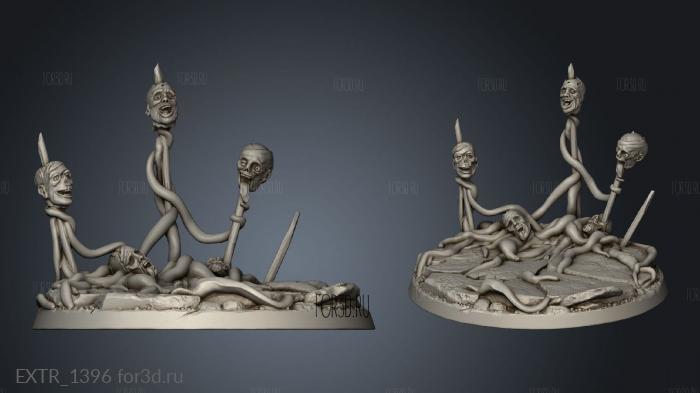 Агония и Искушение 3d stl модель для ЧПУ