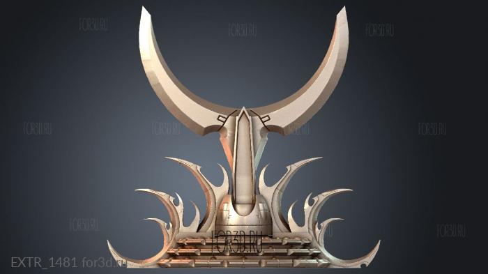EXTR_1481 stl model for CNC