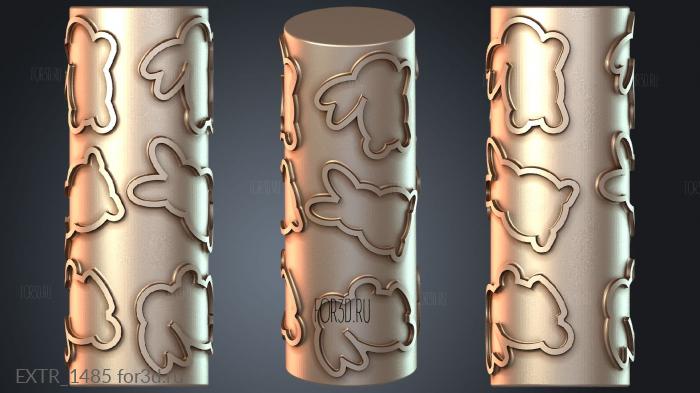 EXTR_1485 stl model for CNC