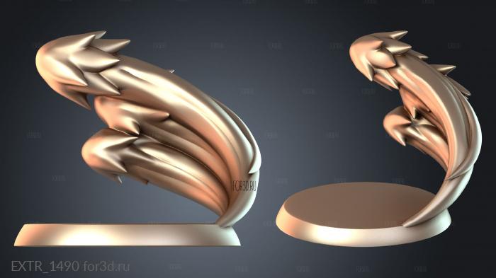 EXTR_1490 stl model for CNC